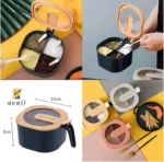 JOYFEEL 350ML 4 in-1 Condiment Jars Seasoning Box Set Spice Storage Spice Containers-availbd-2