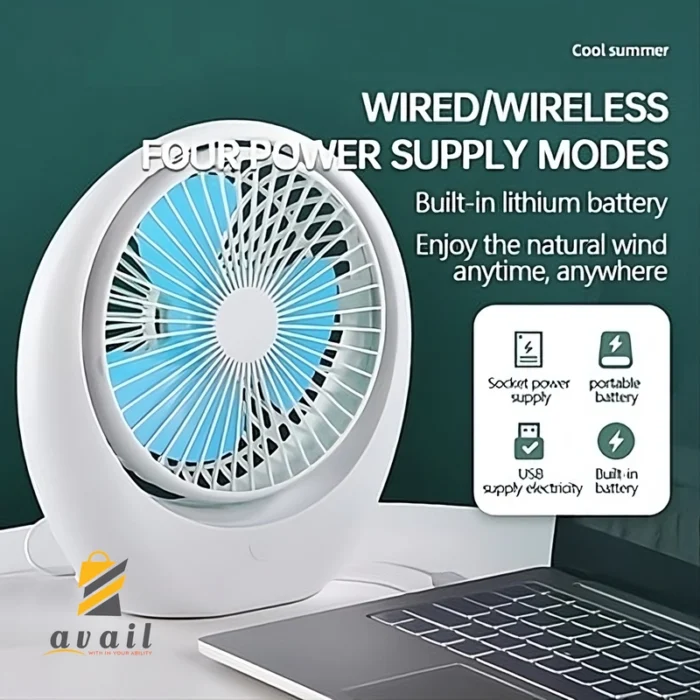 portable-rechargeable-charging-fan-lightweight-AvailBD- 6